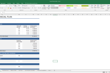 5-Year Financial Plan Excel Template Free Download