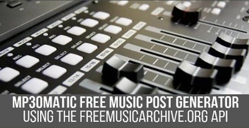 Mp3omatic v1.1.2 – Free Music Automatic Post Generator Plugin for WordPress