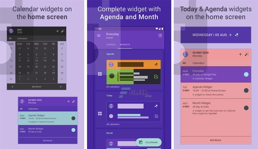 Everyday | Calendar Widget 16.0 [Pro] [Mod Extra] (Android)